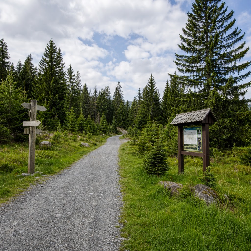 Nová stezka z Kvildy do návštěvnického centra NP Šumava